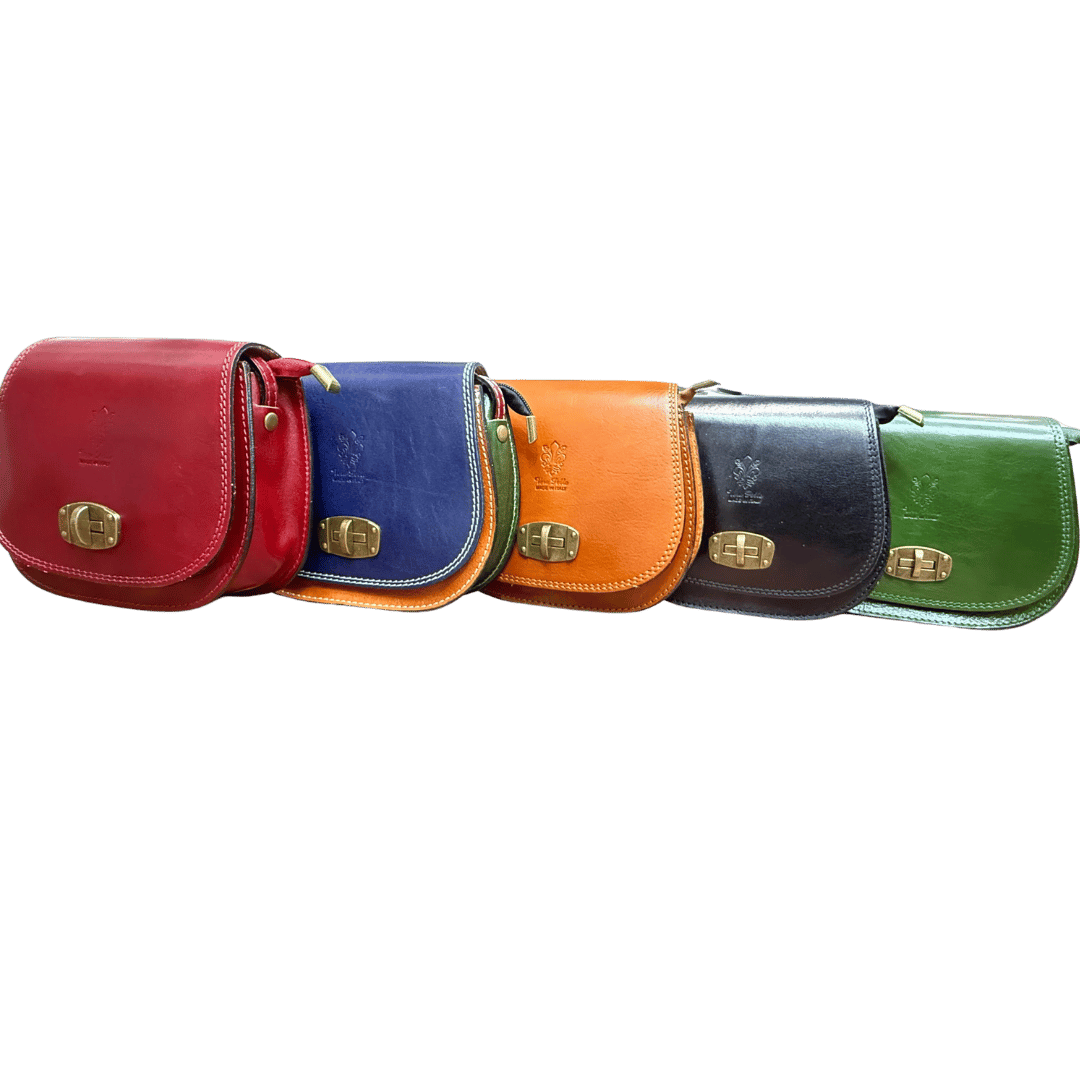 handcrafted Italian leather crossbody bag — by Forenzio