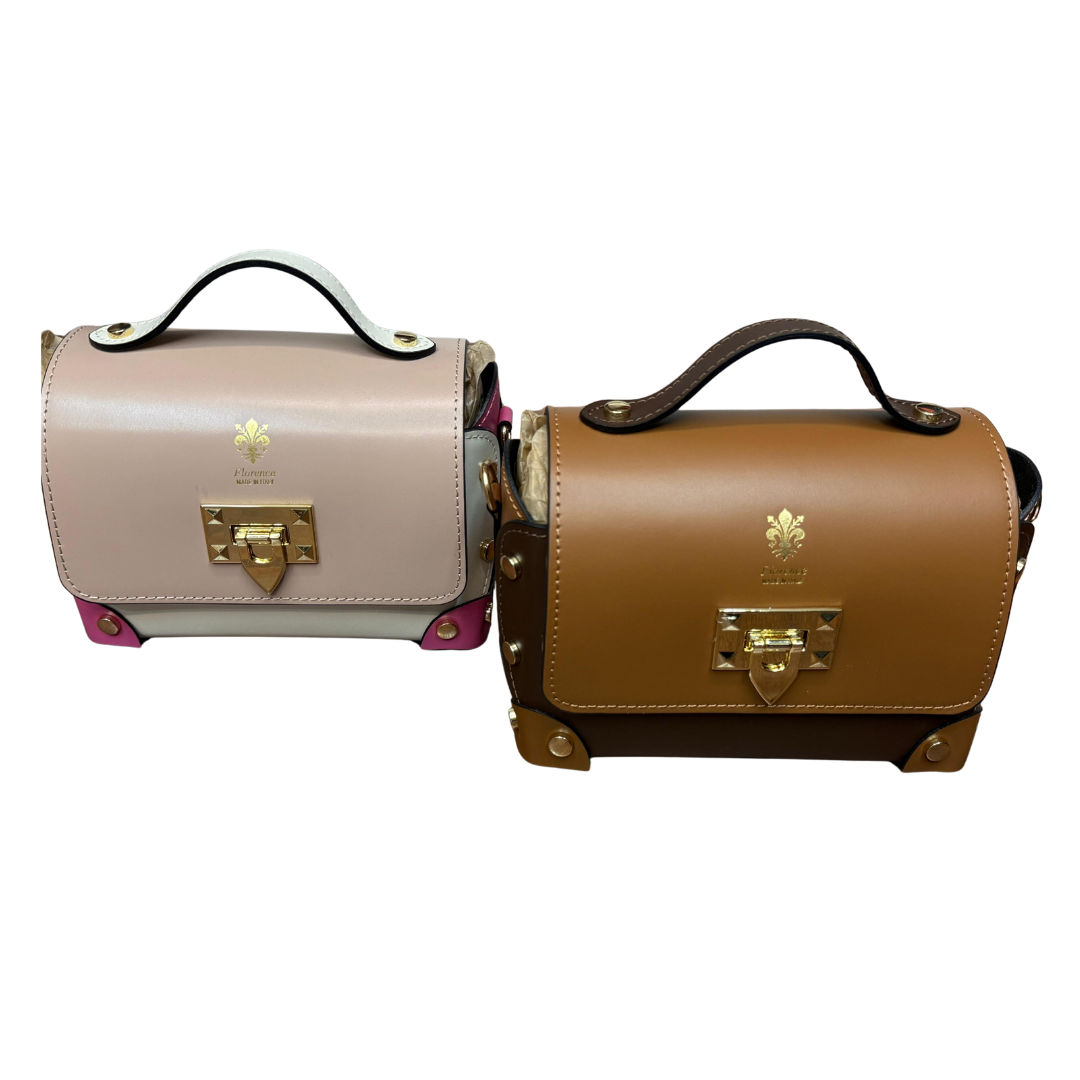classic handmade Italian leather handbag — Florence
