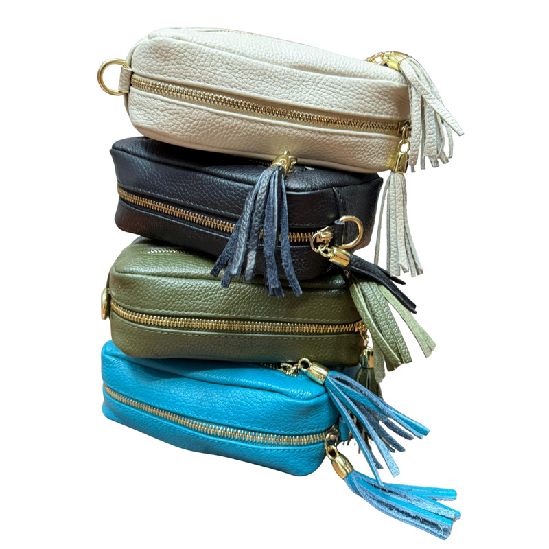 handcrafted Italian leather crossbody bags — by Forenzio