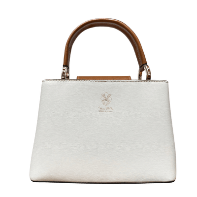 classic handmade Italian leather handbag — Stylish