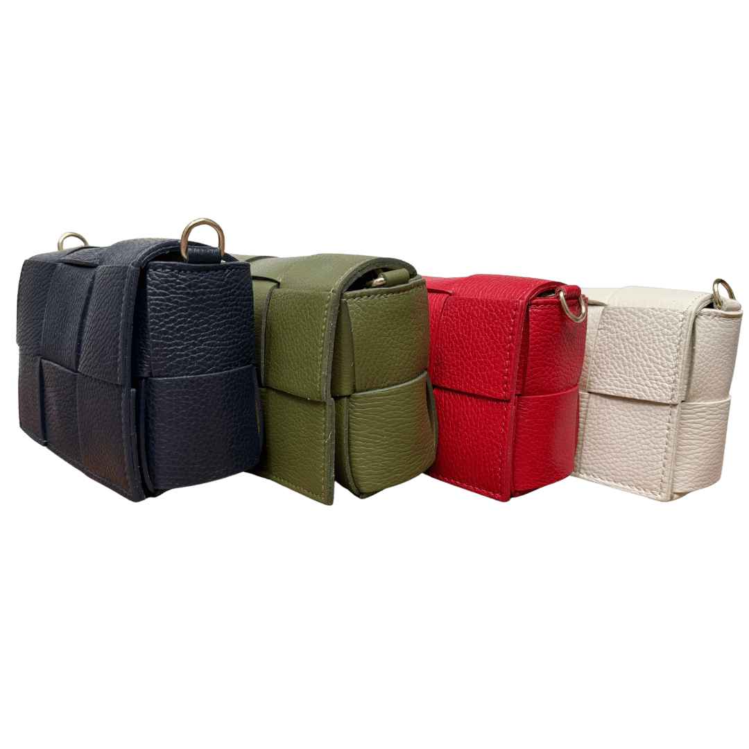 handcrafted Italian leather shoulder bag — Mini by Forenzio