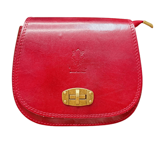 handcrafted Italian leather crossbody bag — by Forenzio