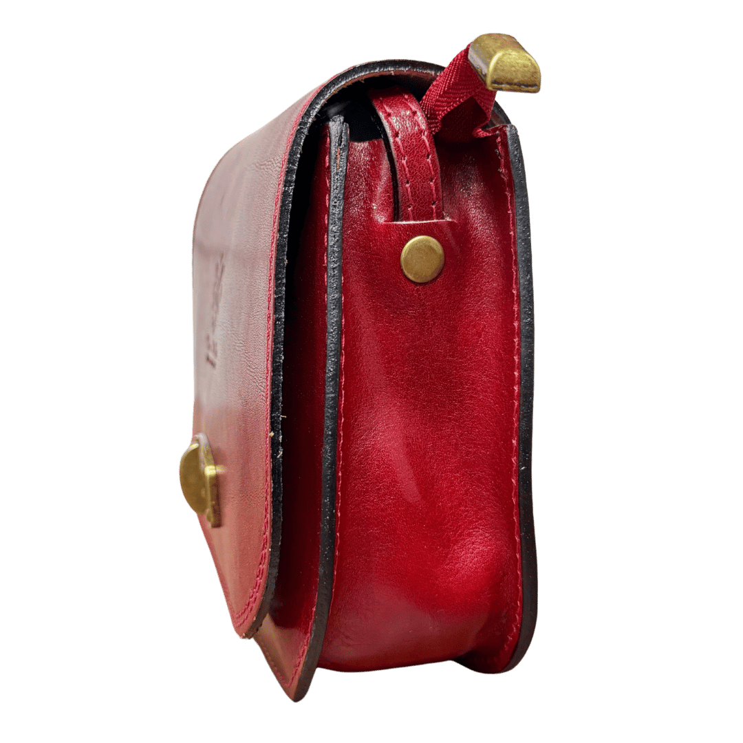 handcrafted Italian leather crossbody bag — by Forenzio