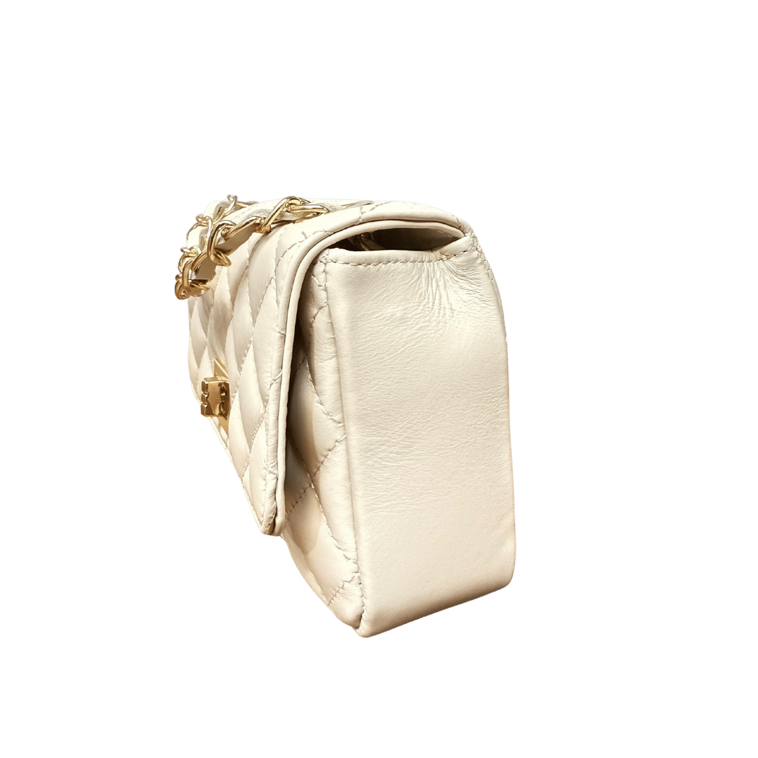 handcrafted Italian leather crossbody bag — Quilted by Forenzio