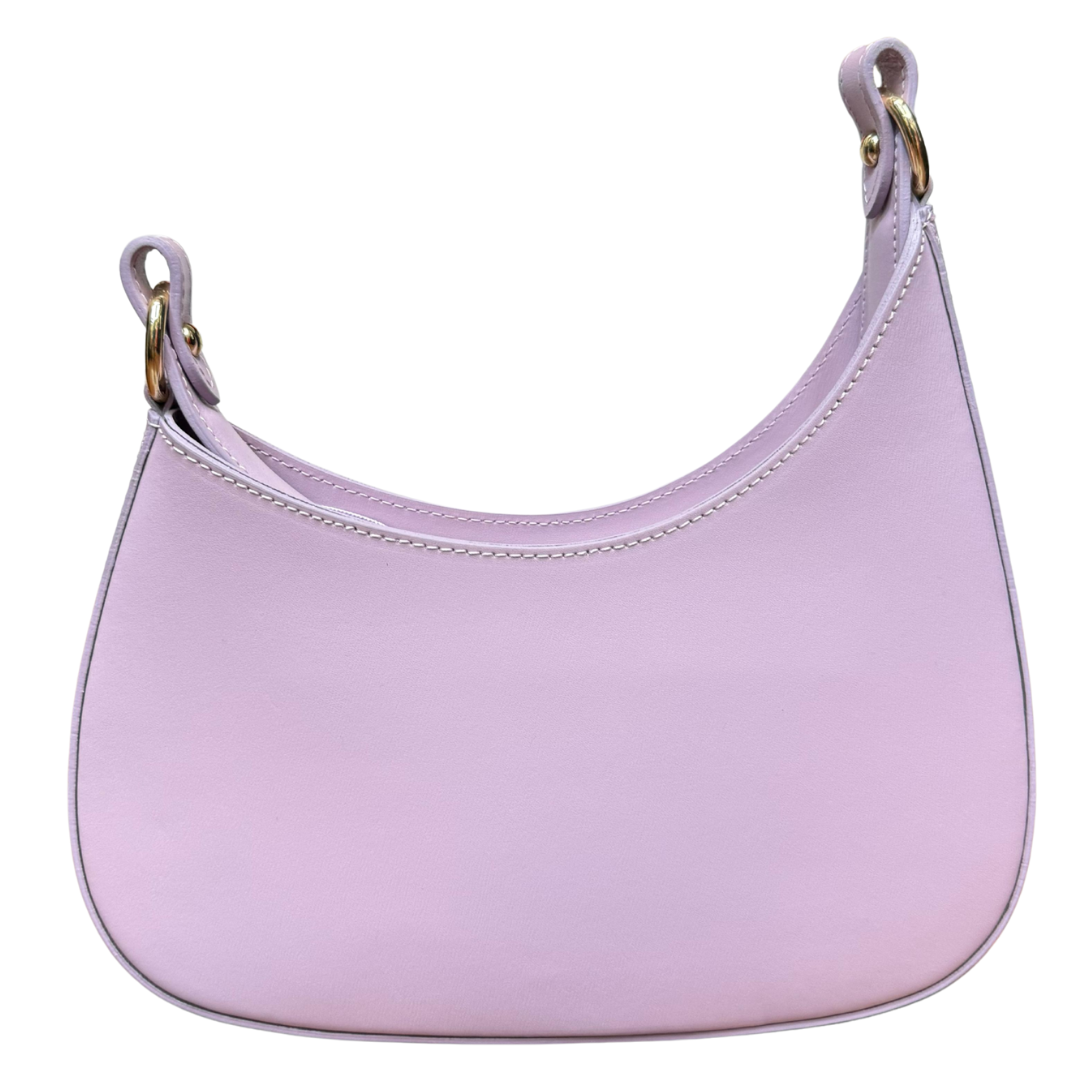 handcrafted Italian leather shoulder bag — Demi-Lune by Forenzio