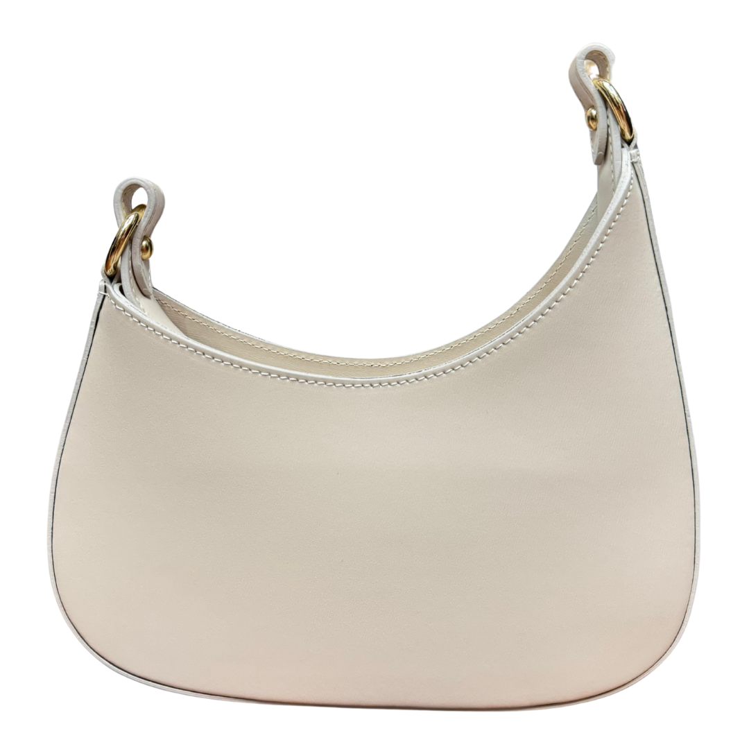 handcrafted Italian leather shoulder bag — Demi-Lune by Forenzio