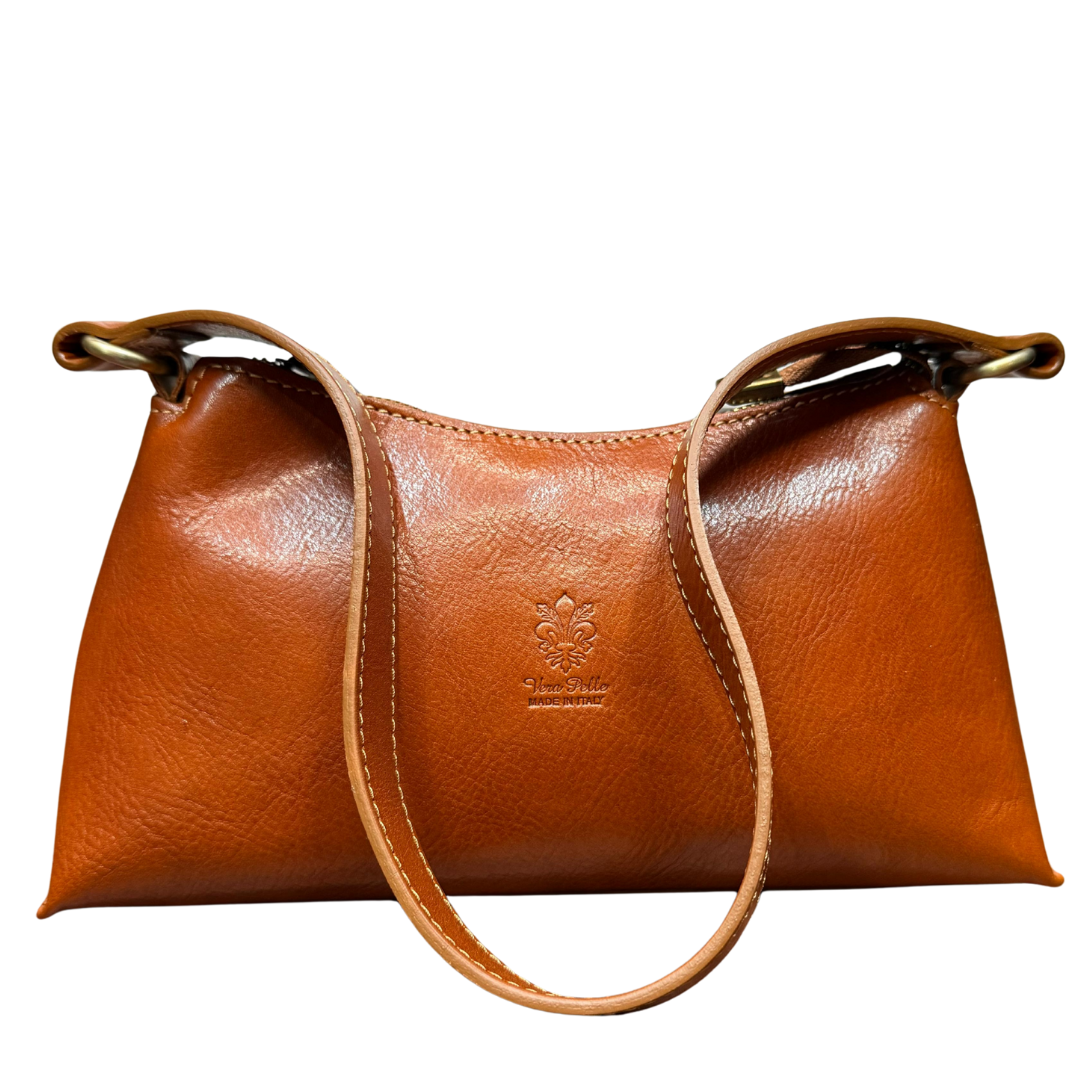 handcrafted Italian leather shoulder bag — by Forenzio