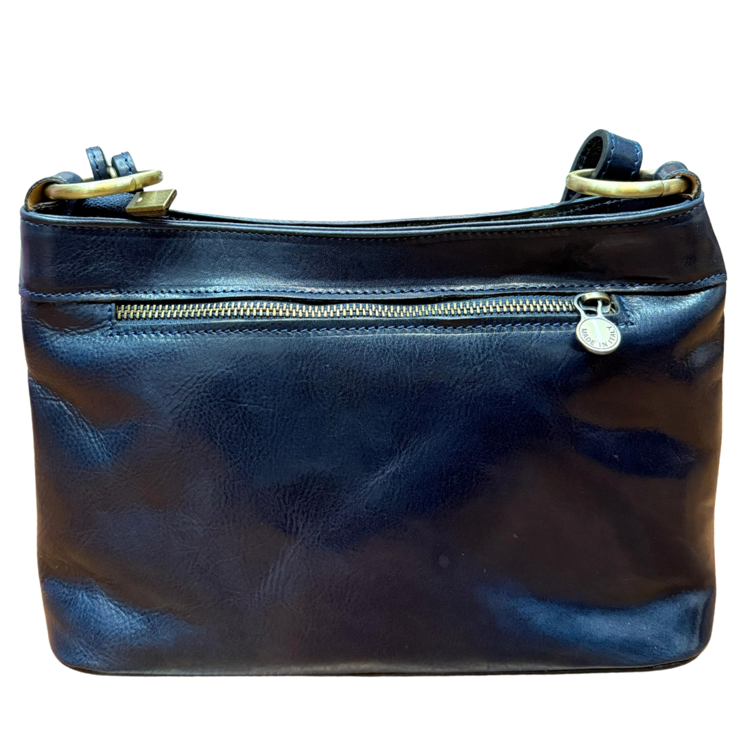 handcrafted Italian leather shoulder bag — Adjustable by Forenzio