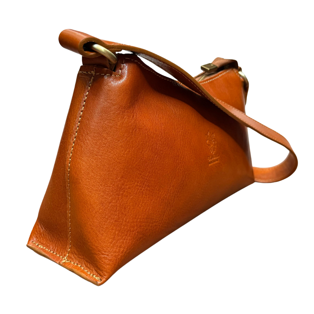 handcrafted Italian leather shoulder bag — by Forenzio