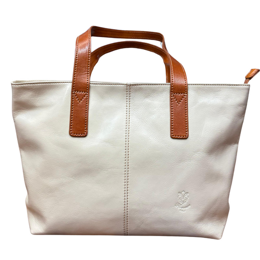handmade Italian leather tote bag — by Forenzio