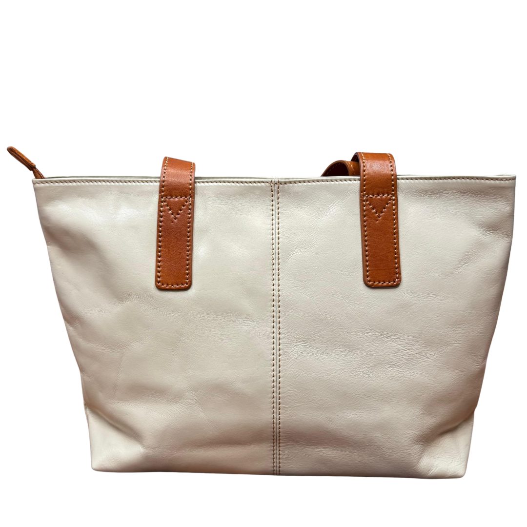 handmade Italian leather tote bag — by Forenzio