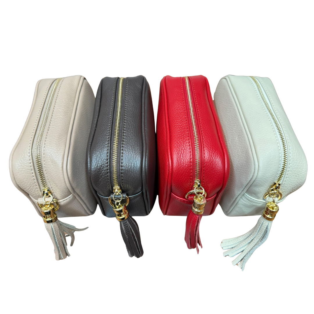 handcrafted Italian leather crossbody bag — Tessel by Forenzio