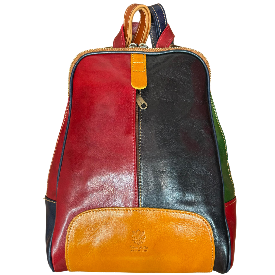 handcrafted Italian leather backpack — Italiano