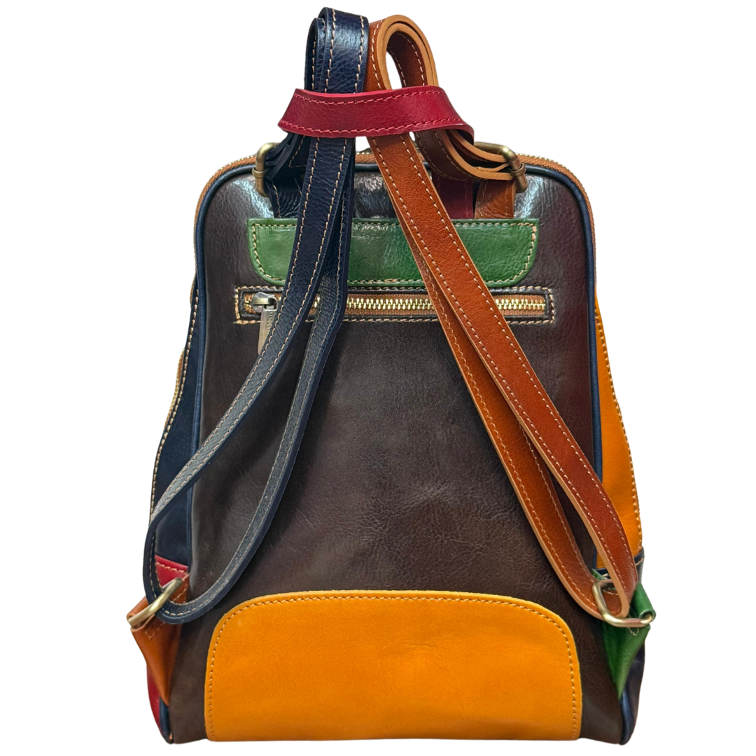 handcrafted Italian leather backpack — Italiano