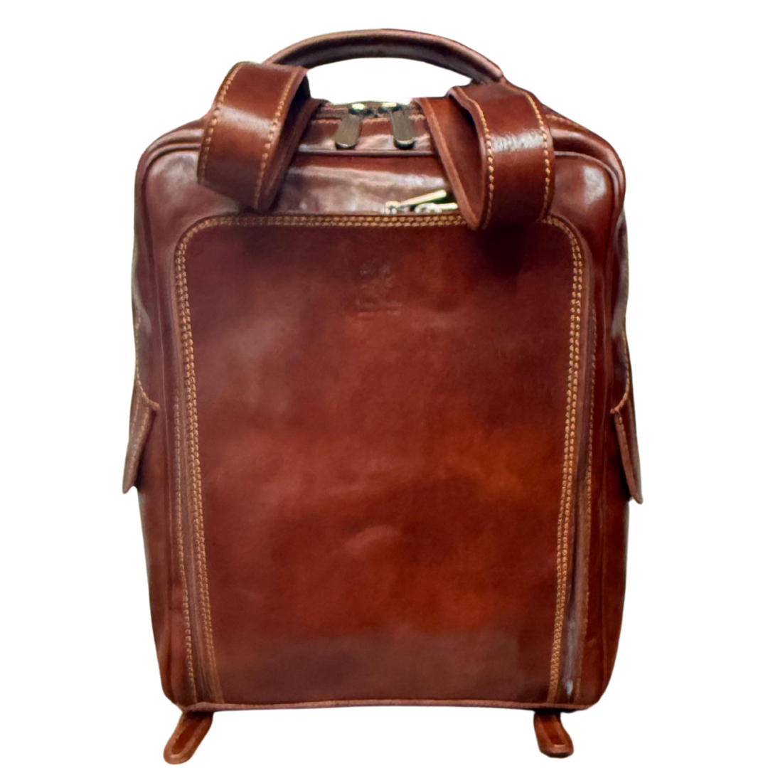 handcrafted Italian leather backpack — Classic