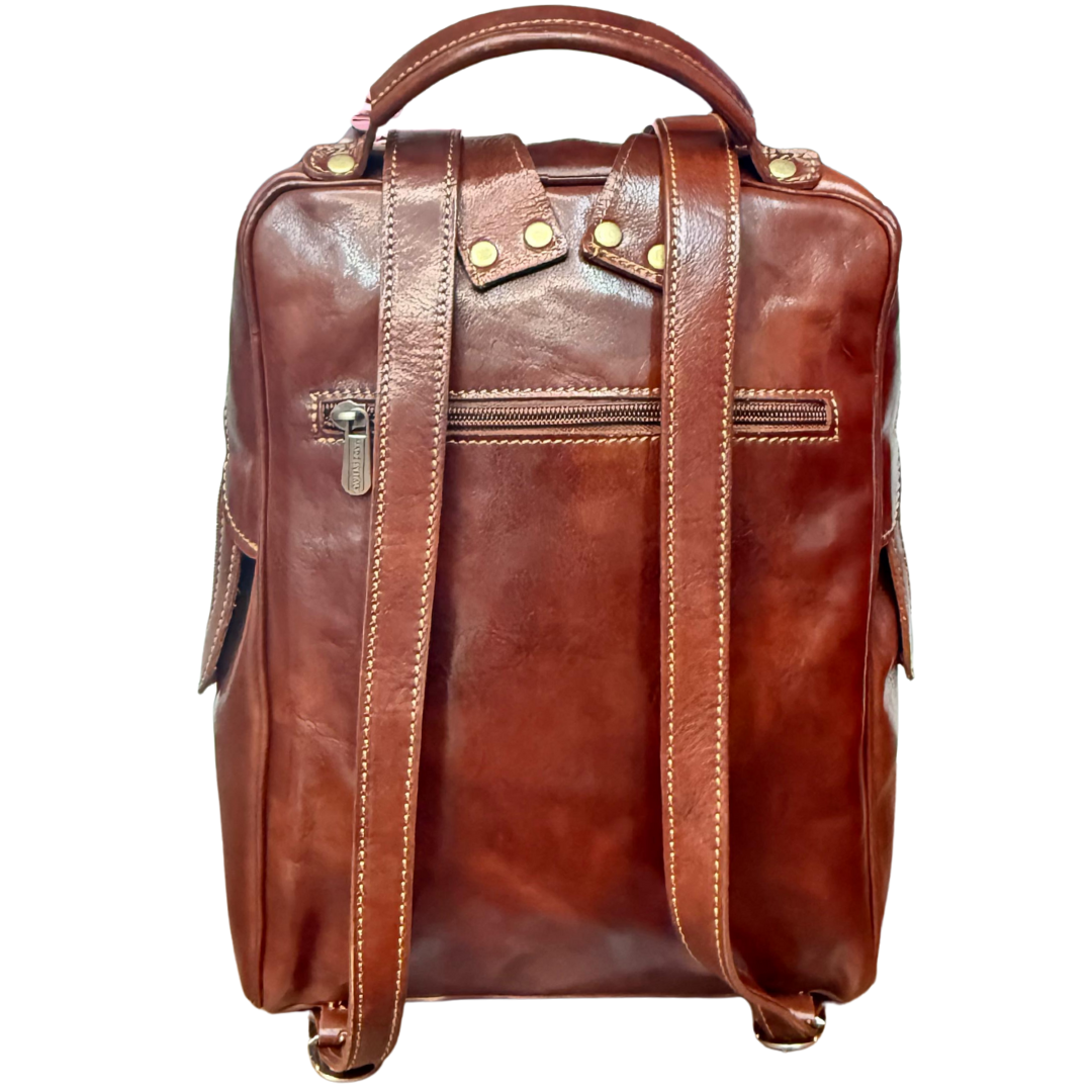 handcrafted Italian leather backpack — Classic