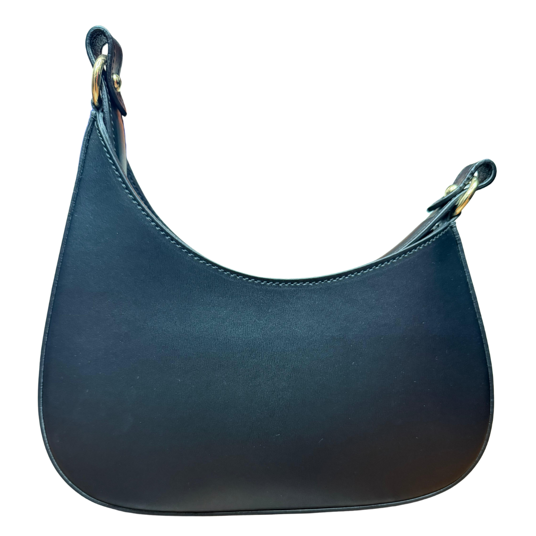handcrafted Italian leather shoulder bag — Demi-Lune by Forenzio
