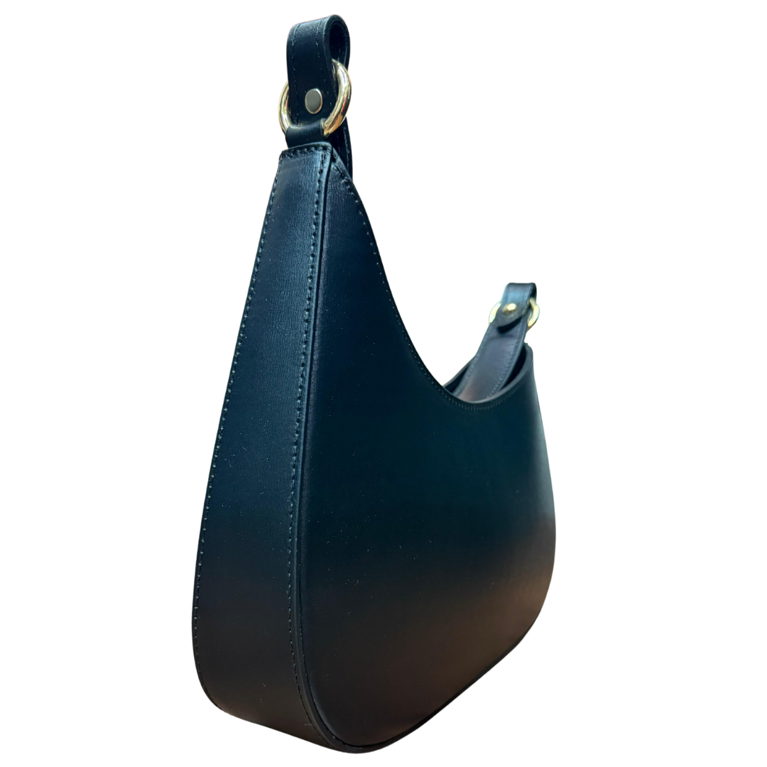handcrafted Italian leather shoulder bag — Demi-Lune by Forenzio