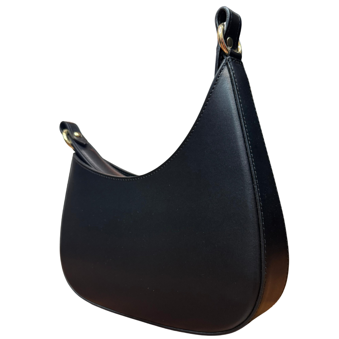 handcrafted Italian leather shoulder bag — Demi-Lune by Forenzio