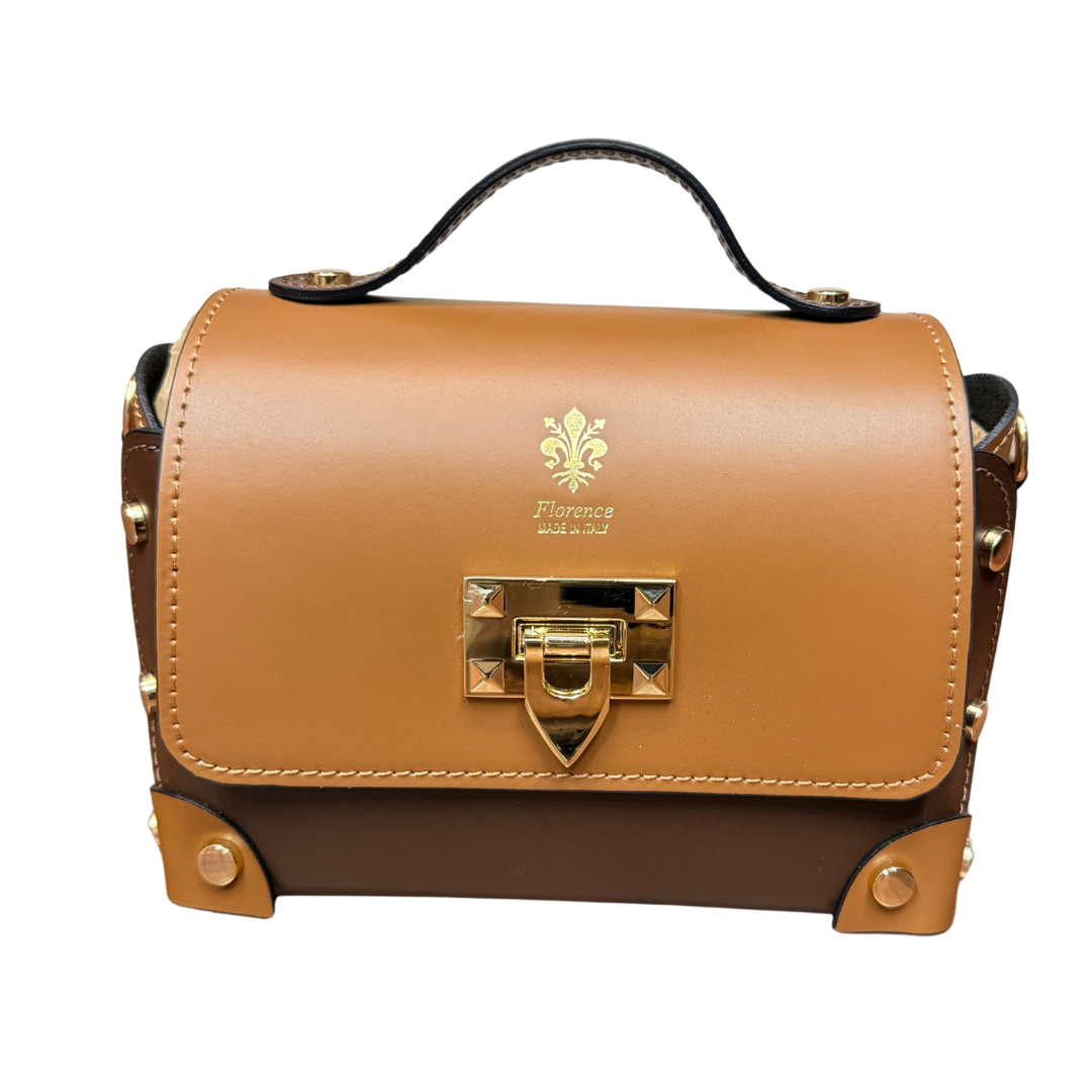classic handmade Italian leather handbag — Florence
