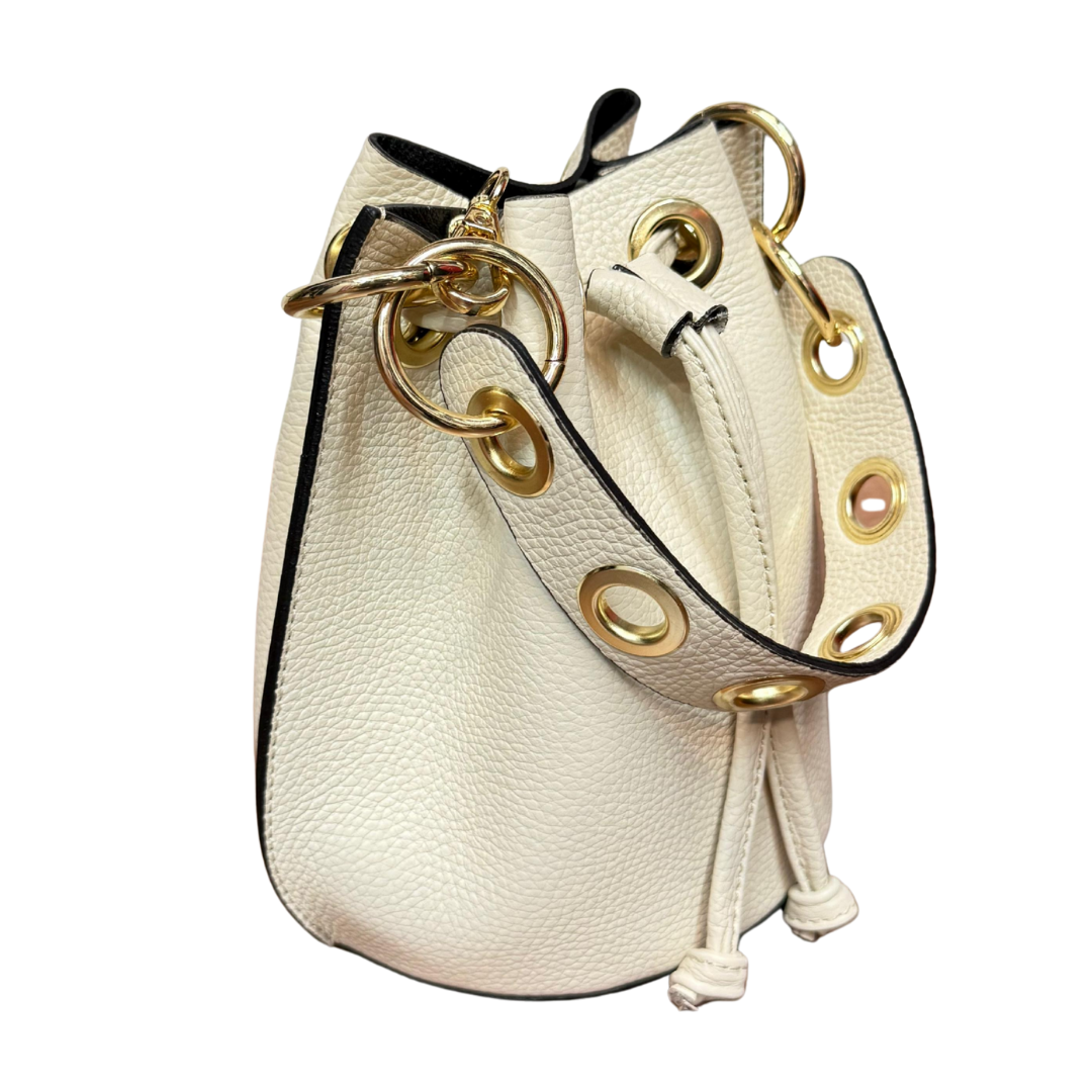 classic handmade Italian leather handbag — Bucket