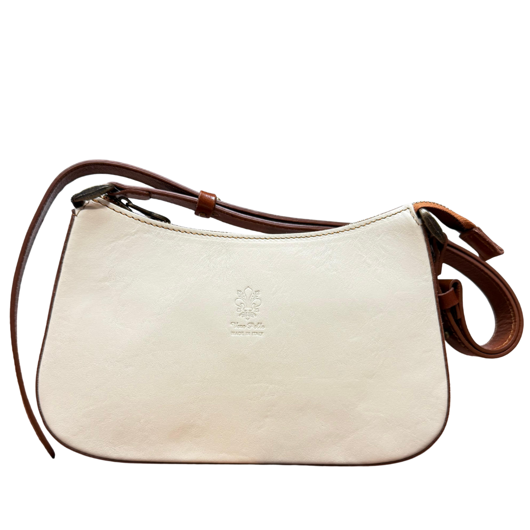 handcrafted Italian leather shoulder bag — Adjustable by Forenzio