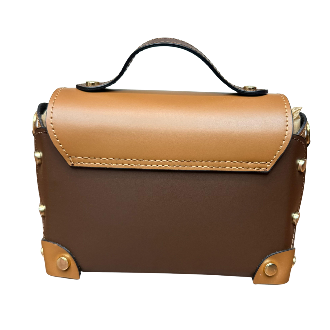 classic handmade Italian leather handbag — Florence