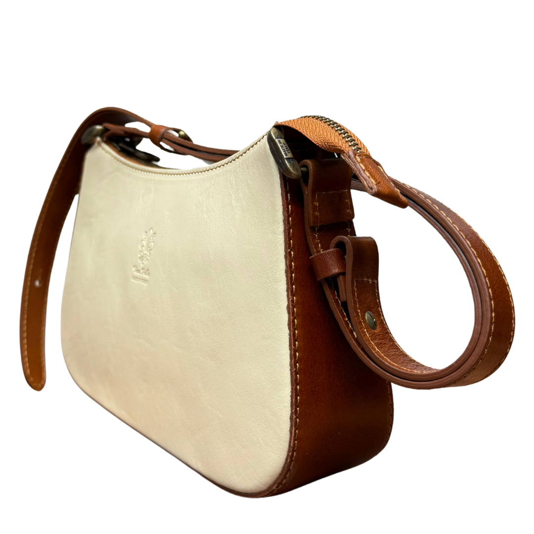 handcrafted Italian leather shoulder bag — Adjustable by Forenzio