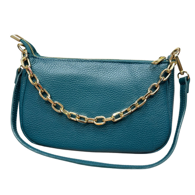 handcrafted Italian leather shoulder bag — Almi by Forenzio