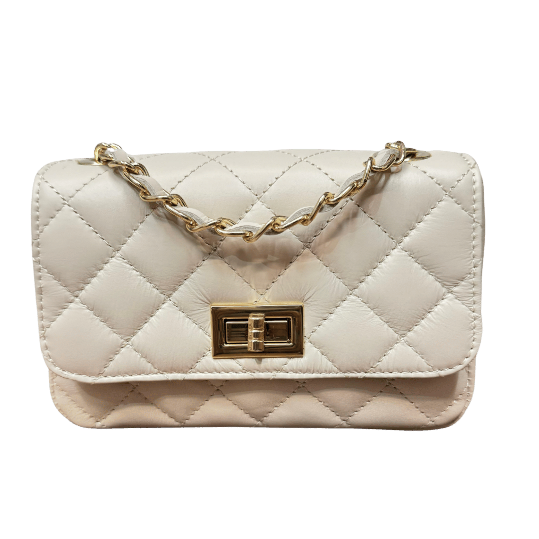 handcrafted Italian leather crossbody bag — Quilted by Forenzio