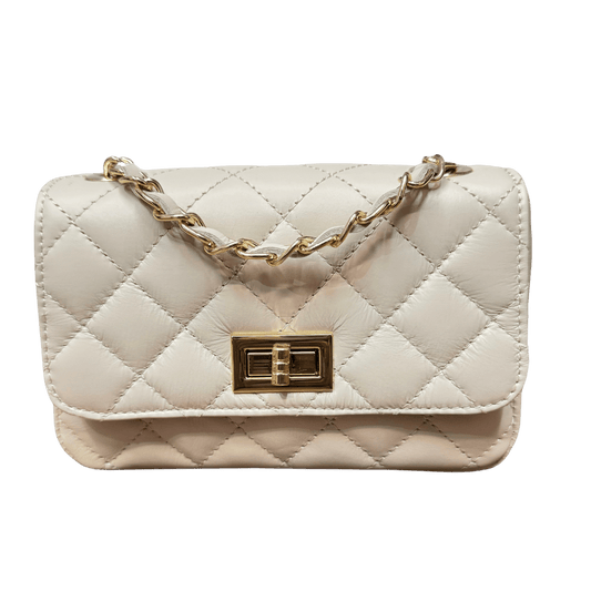 handcrafted Italian leather crossbody bag — Quilted by Forenzio